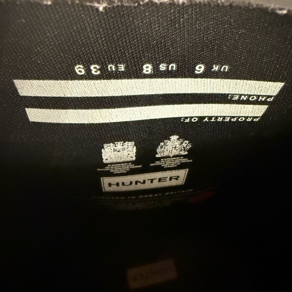 Hunter Women's Original Short Gloss Rain Boots size 8 - Picture 4 of 9